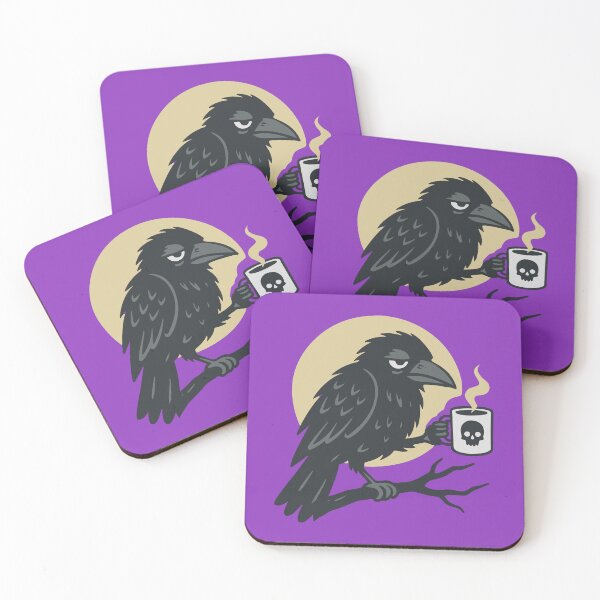 Item preview, Grumpy Raven Coffee Mug designed and sold by FlashCraft Design.