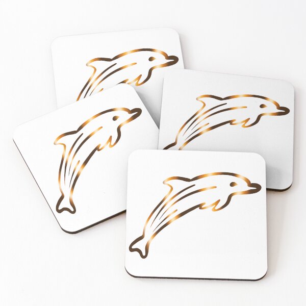 Item preview, Gold Dolphin designed and sold by Neevyy.