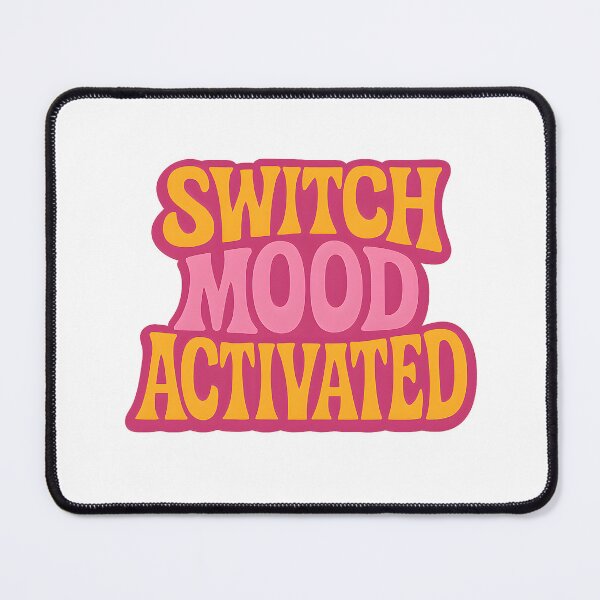 Item preview, Switch Mood Activated – Bold Retro Typography designed and sold by Haus Of Sin.