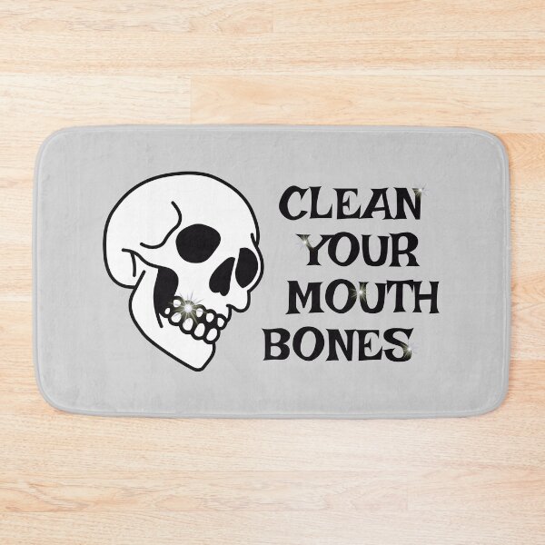 Item preview, Clean Your Mouth Bones - Black designed and sold by SleeplessStitch.