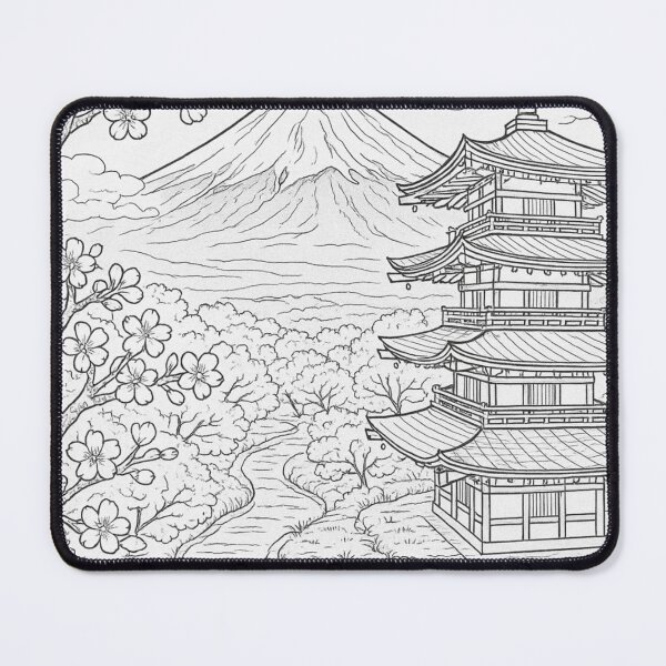 Item preview, Japanese landscape painting designed and sold by mayhaku.
