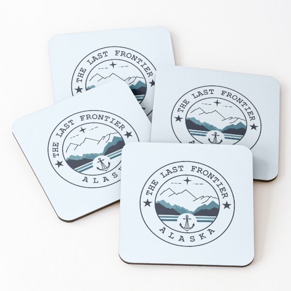 Item preview, The Last Frontier Alaska Badge designed and sold by FlashCraft Design.
