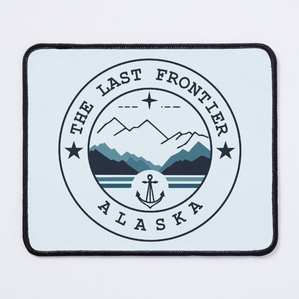 Item preview, The Last Frontier Alaska Badge designed and sold by FlashCraft Design.