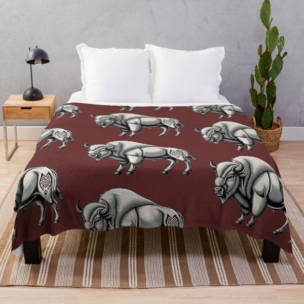 Item preview, Tribal Buffalo #1 designed and sold by Interrupt Art.