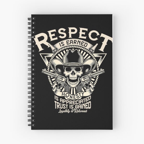 Item preview, Respect is Earned Hardcore Skull Design designed and sold by AllStarMerch.