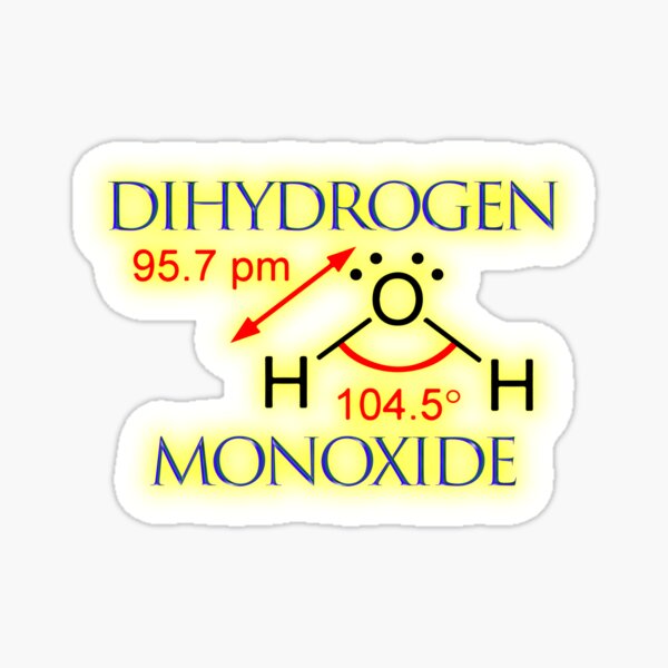 Artikel-Vorschau von Dihydrogenmonoxid H2O, designt und verkauft von DigitaPics.