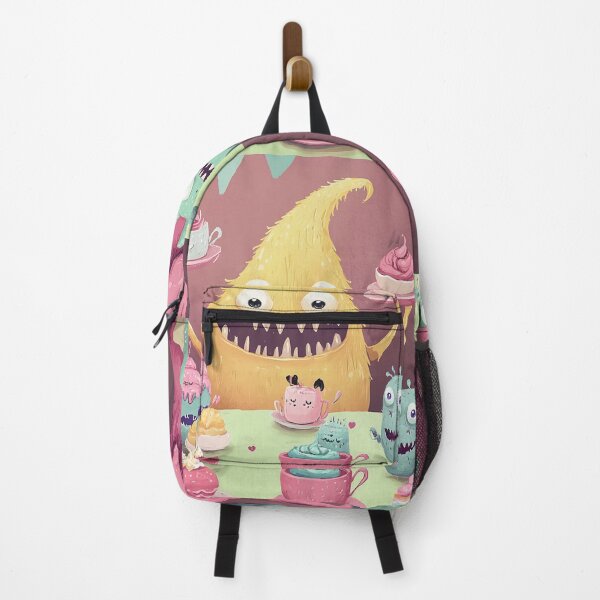 Item preview, Cute Monster Tea Party – Whimsical Dessert & Creature Illustration designed and sold by PaintbrushPlace.