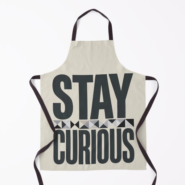 Item preview, Stay Curious – Bold and Motivational Typography Art with Geometric Accents designed and sold by pnidesign.