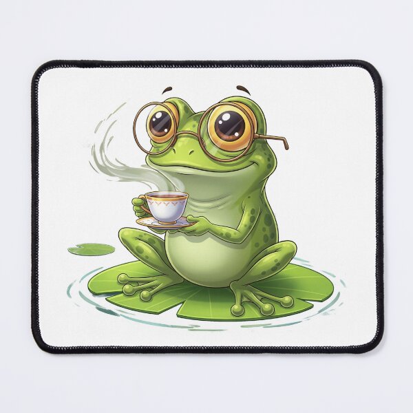 Item preview, Tea Time Frog designed and sold by Cloud-Riders.