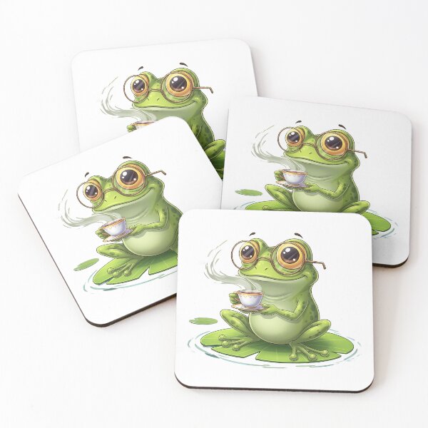 Item preview, Tea Time Frog designed and sold by Cloud-Riders.