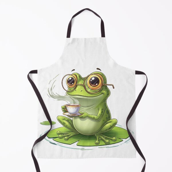Item preview, Tea Time Frog designed and sold by Cloud-Riders.
