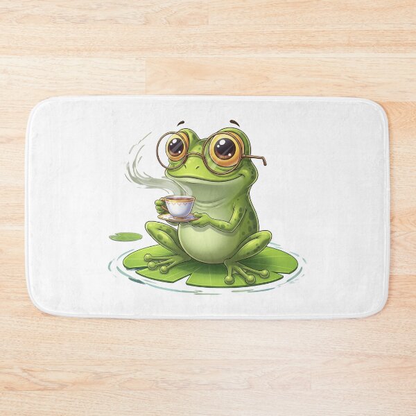 Item preview, Tea Time Frog designed and sold by Cloud-Riders.