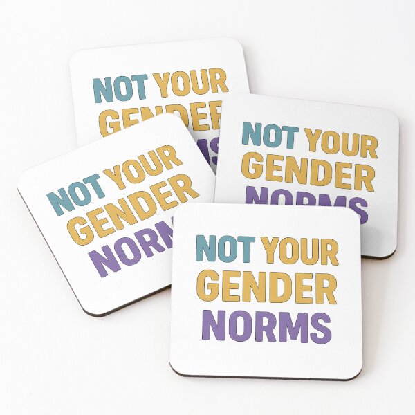 Item preview, Not Your Gender Norms – Bold Pride Typography designed and sold by Haus Of Sin.