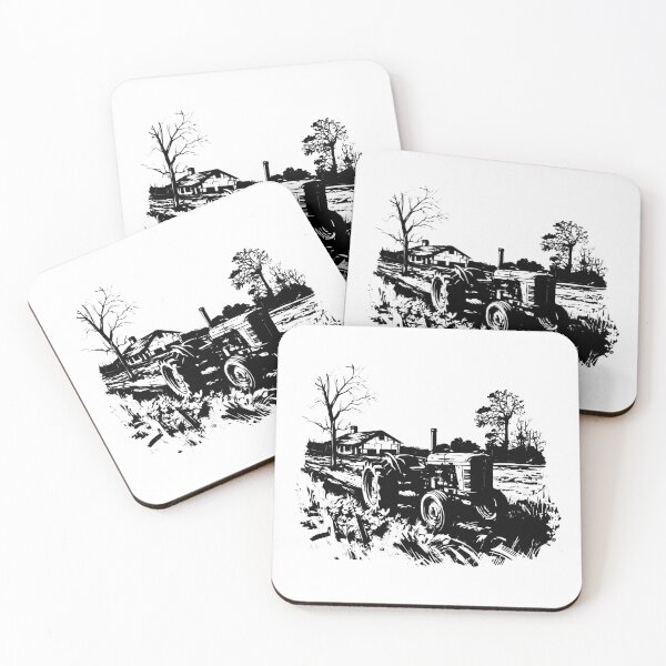 Item preview, Rustic Barn Farm Tractor Land Field Ranch Old Rural Yard designed and sold by inkoutninja.