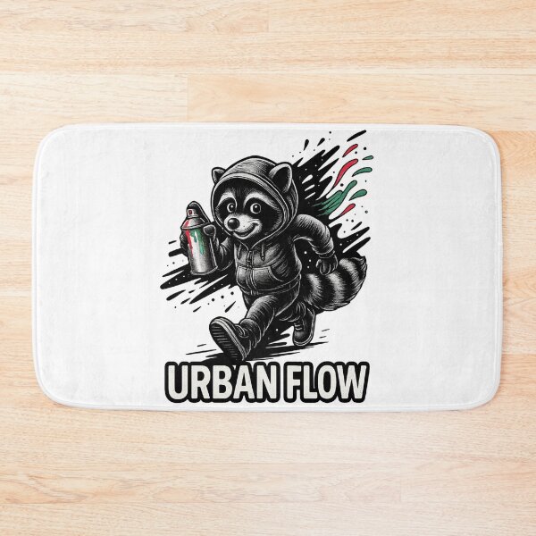 Item preview, Urban Flow – Artistic Raccoon Graffiti Street Art designed and sold by JenniferCreaArte .
