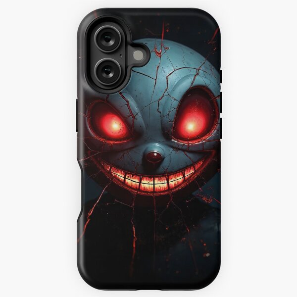 Item preview, Creepy Red Eyes Smiley | Cartoon Horror Monster  designed and sold by NovaProArt.