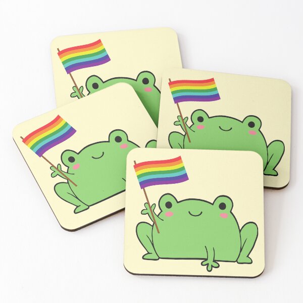 Item preview, Pride Frog Kawaii designed and sold by Magnolia Valley Art.