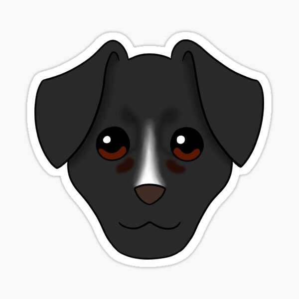 Item preview, Black Jack Russell White Nose Tear Stains designed and sold by OliRoseArt.