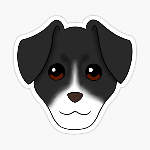 Item preview, Black Jack Russell White Snout designed and sold by OliRoseArt.
