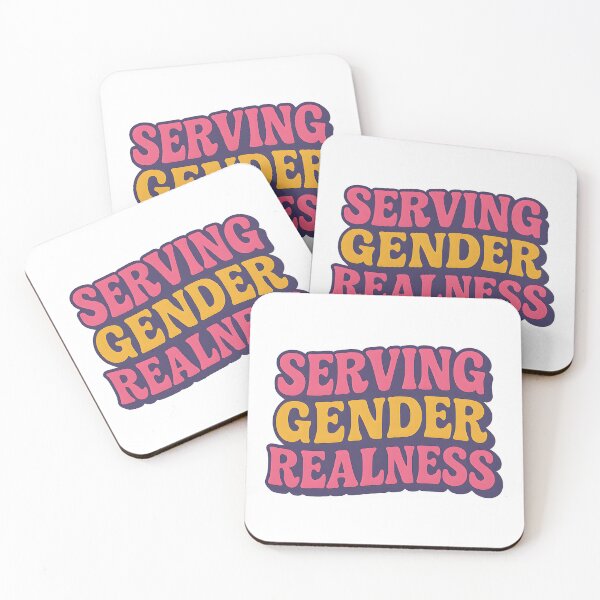 Item preview, Serving Gender Realness – Bold Pride Typography designed and sold by Haus Of Sin.