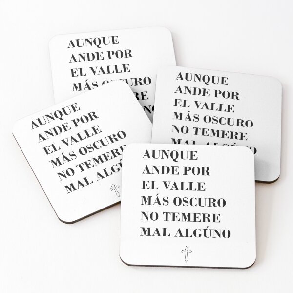 Item preview, Aunque ande por el valle más oscuro no temo mal alguno cita religiosa designed and sold by todiaz.