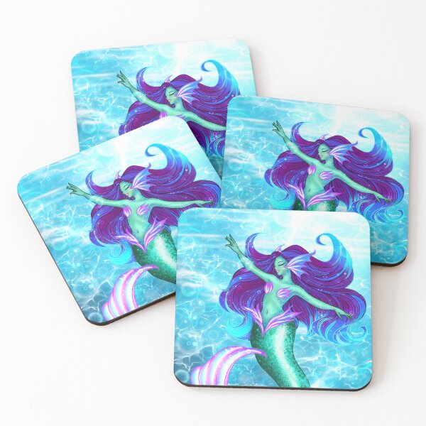 Item preview, Bubbly Mermaid designed and sold by Art by Morgan Campillo.