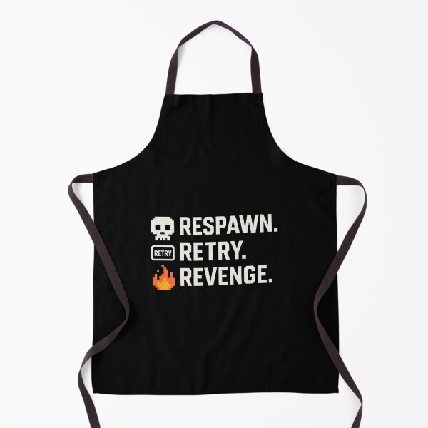 Item preview, RESPAWN. RETRY. REVENGE. | Gamer Pixel Design designed and sold by thesnakeater.