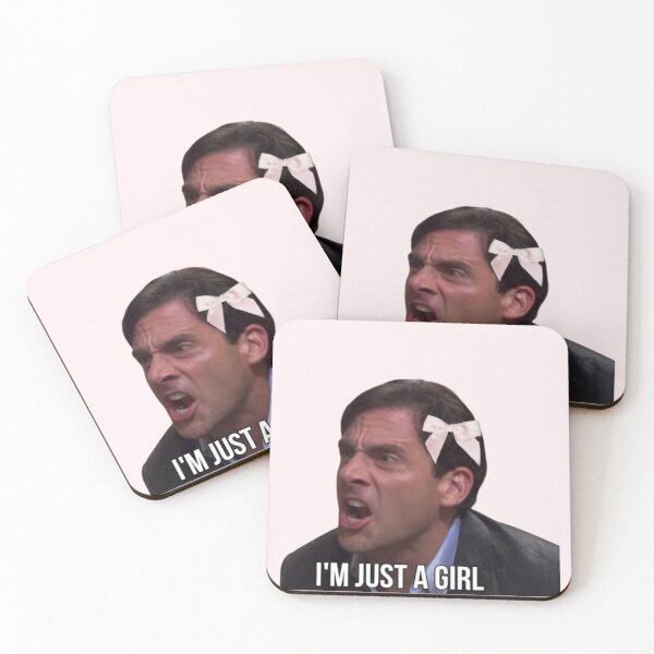 Item preview, I’m just a girl! designed and sold by Reets_Redbubble.