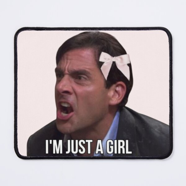 Item preview, I’m just a girl! designed and sold by Reets_Redbubble.