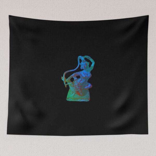 Item preview, Khmer Kinnaree in Vibrant Colors designed and sold by Linklandiya.