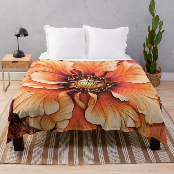 Item preview, Orange Flowers designed and sold by ViaARTfactory.