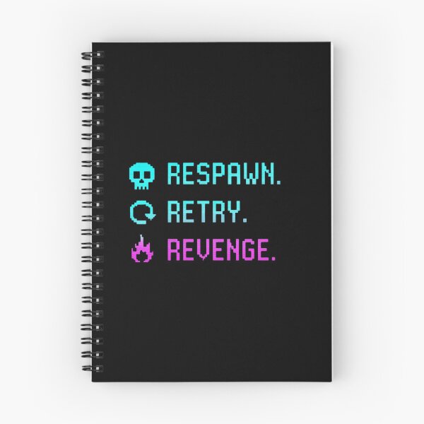 Item preview, RESPAWN. RETRY. REVENGE. | Gamer Pixel Design #2 designed and sold by thesnakeater.