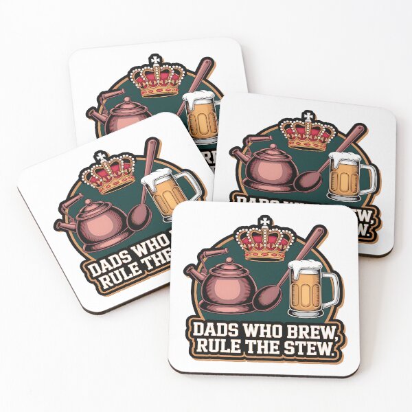 Item preview, Dads Who Brew Rule the Stew | Funny Homebrewing Dad  designed and sold by CuteDesignables.