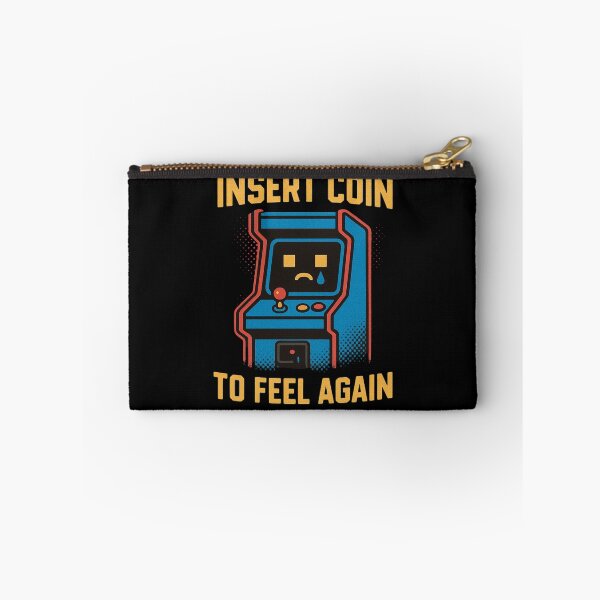 Item preview, Insert Coin to Feel Again | Sad Arcade Gamer Design designed and sold by thesnakeater.
