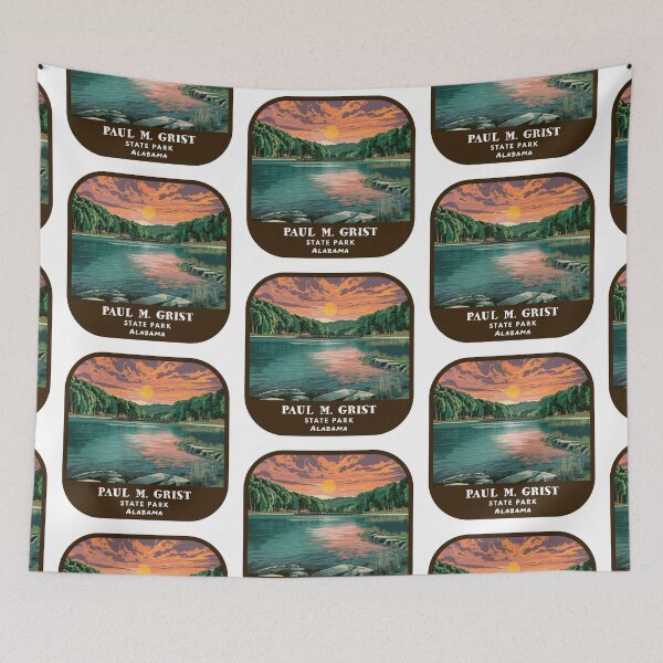 Item preview, Vintage Paul M. Grist State Park (Alabama State Park) designed and sold by RabbitK.