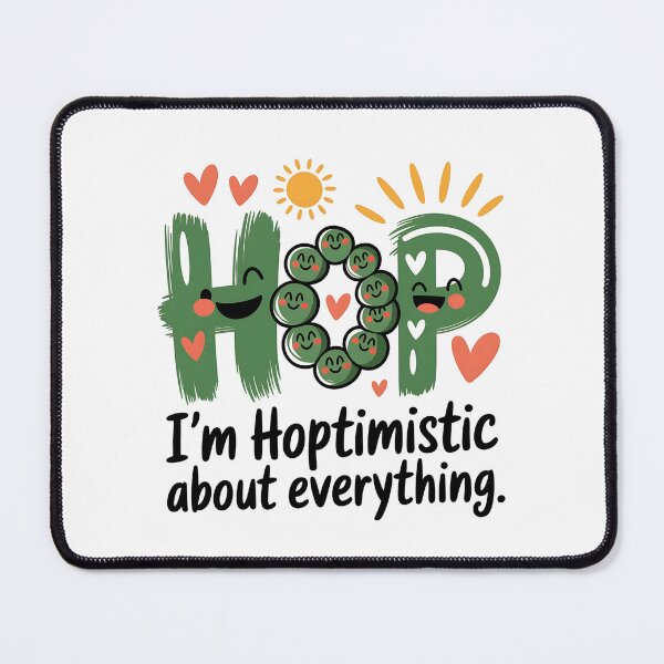 Item preview, Hoptimistic Homebrewing Dad Shirt – Funny Beer Lover designed and sold by CuteDesignables.