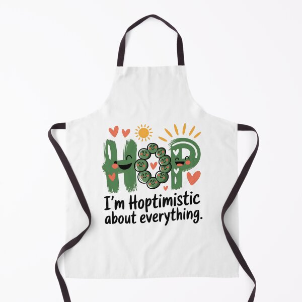 Item preview, Hoptimistic Homebrewing Dad Shirt – Funny Beer Lover designed and sold by CuteDesignables.