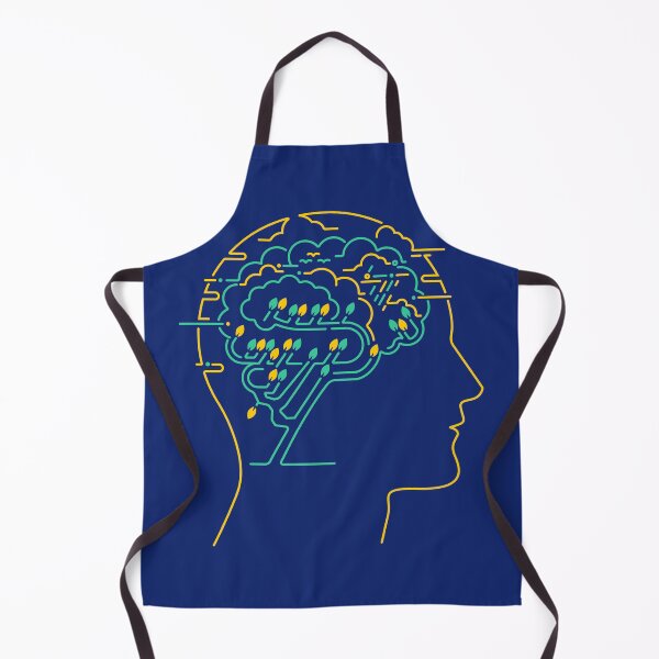 Item preview, eco-friendly brain thinking mental health, human brain ecology elements designed and sold by NiamLab.