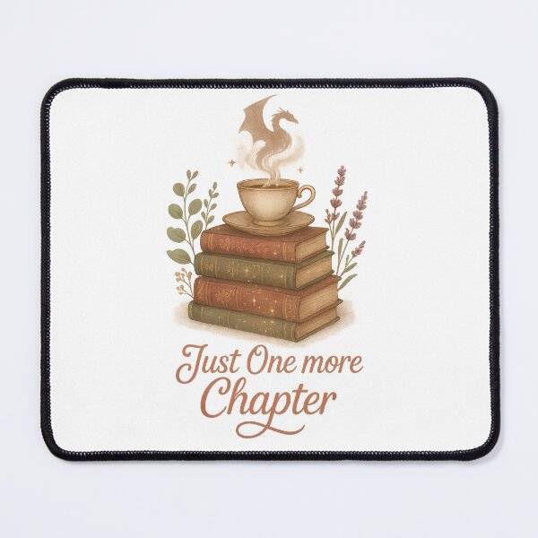 Item preview, Just One More Chapter – Whimsical Dragon & Books Design for Readers designed and sold by BrokenCrownDesigns.