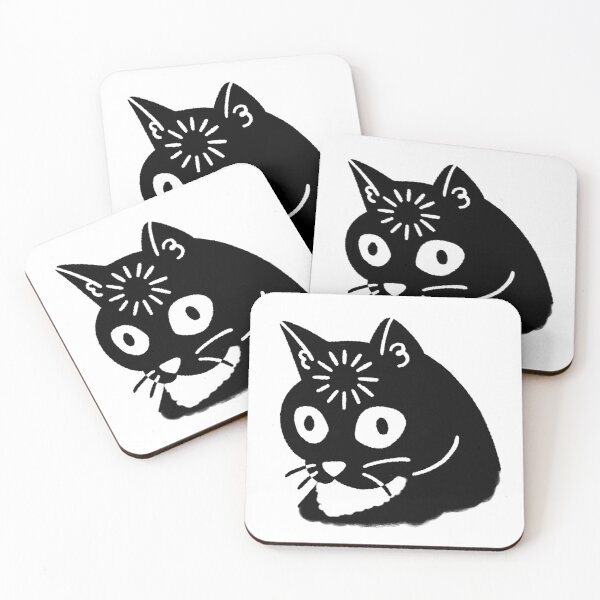 Item preview, Buffering Funny Meme Cat Single Line Doodle designed and sold by DumbLittleTart.