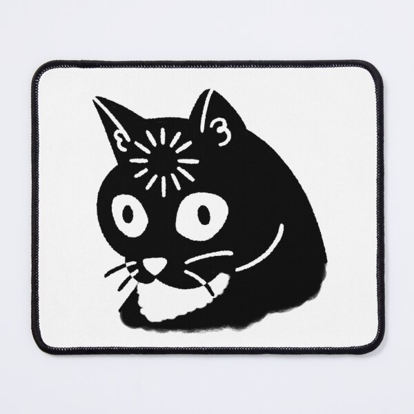 Item preview, Buffering Funny Meme Cat Single Line Doodle designed and sold by DumbLittleTart.