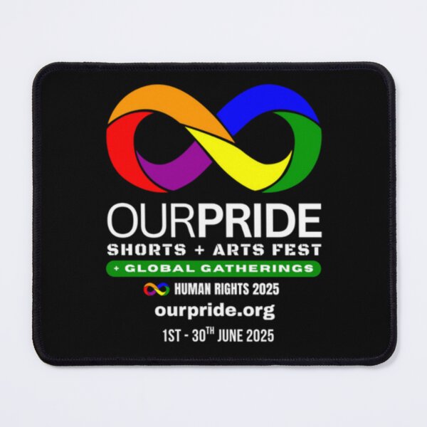 Item preview, LGBTQ+ Pride Official Our Pride Human Rights Shorts & Arts Fest 2025 Gay Pride Graphic Design designed and sold by ItsAKinkThing.