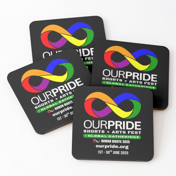 Item preview, LGBTQ+ Pride Official Our Pride Human Rights Shorts & Arts Fest 2025 Gay Pride Graphic Design designed and sold by ItsAKinkThing.