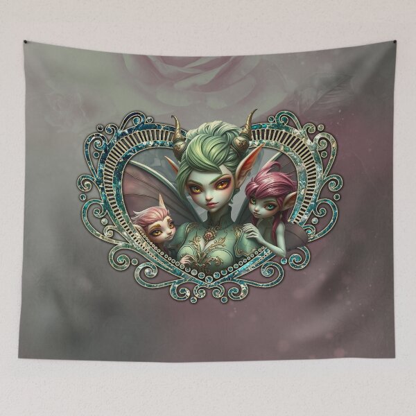 Item preview, The three fairies, the companions of the magic heart. designed and sold by nicky2342.
