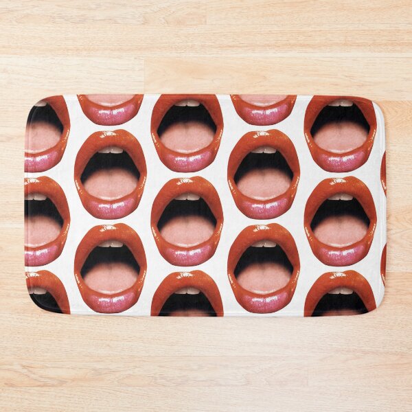 Item preview, Open Wide - mouth open with lipstick sticker or t-shirt designed and sold by PIXEL POP DESIGNS - Beyond the Norm!.