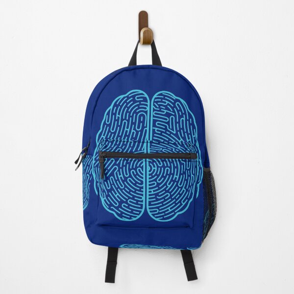 Item preview, mental health or deep learning, brain shape fingerprint pattern designed and sold by NiamLab.