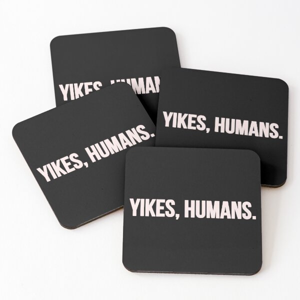 Item preview, Yikes, Humans. – Minimalist Sarcastic Design designed and sold by Rocklights.