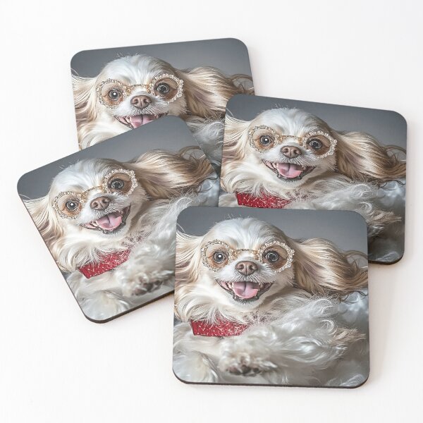 Item preview, Chic Pup with Stylish Glasses, It's Happiness! designed and sold by Reina75.