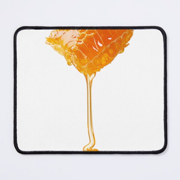 Item preview, Honeycomb Piece Dripping Sweet Golden Honey Isolated on White Background A Delicious Natural Food Image designed and sold by platobanpo.