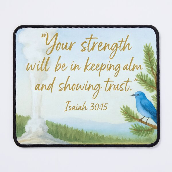 Item preview, Your Strength Will Be In Keeping Calm And Showing Trust.- Yellowstone National Park designed and sold by svarupa.